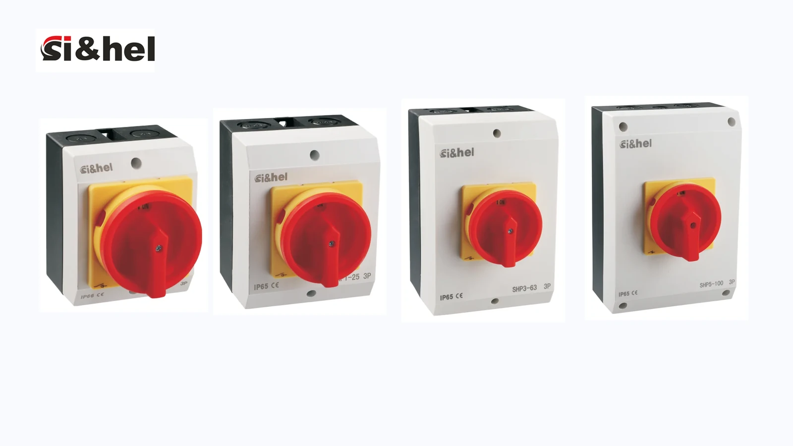 Shieldhz SHP waterproof isolator switch box family for outdoor local disconnects