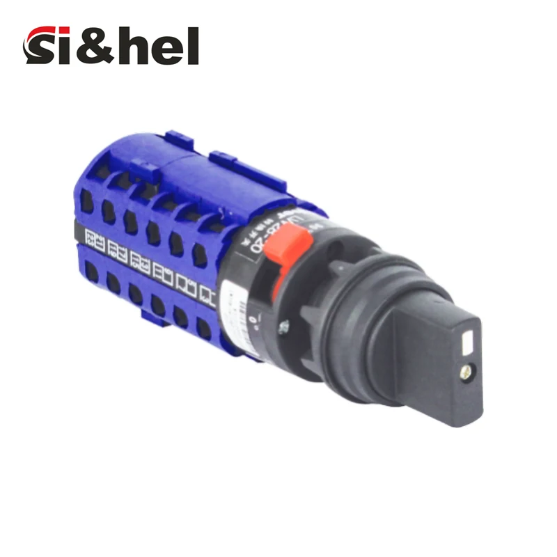 Shieldhz LW28-20 6OB multi position rotary cam switch front panel variant