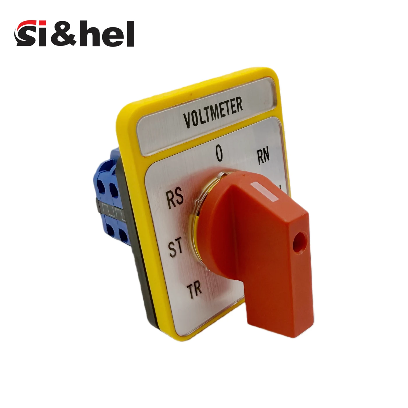 Shieldhz LW28-20 3V voltmeter selector rotary cam switch for panel metering