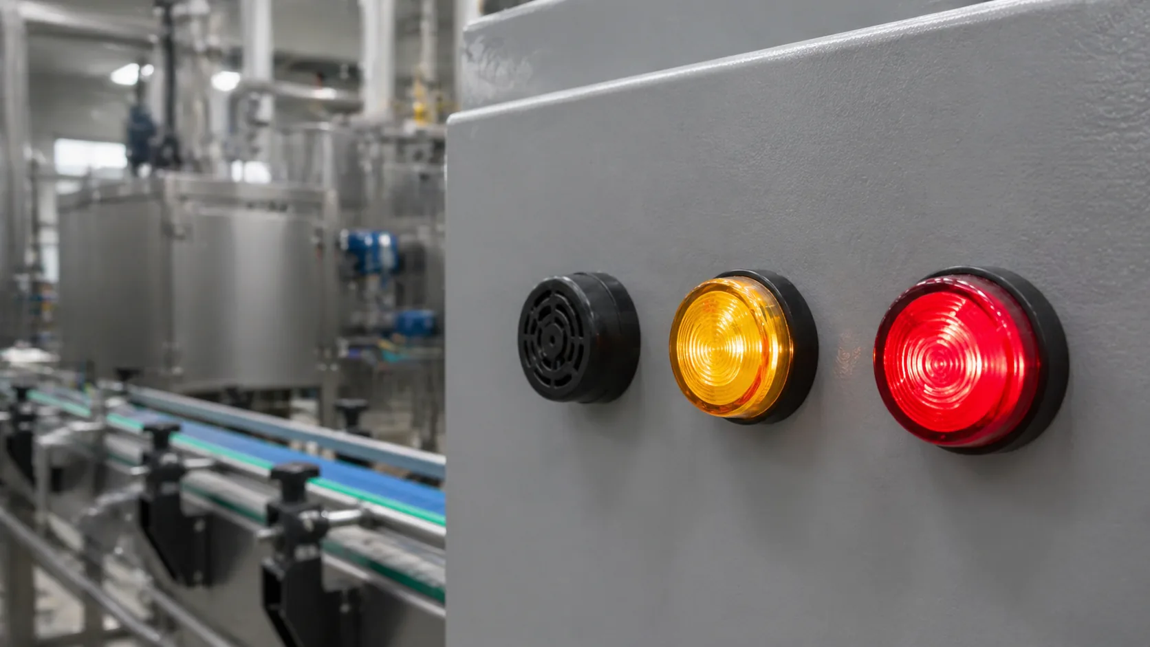 AD16 LED indicator lights for industrial alarm and warning systems