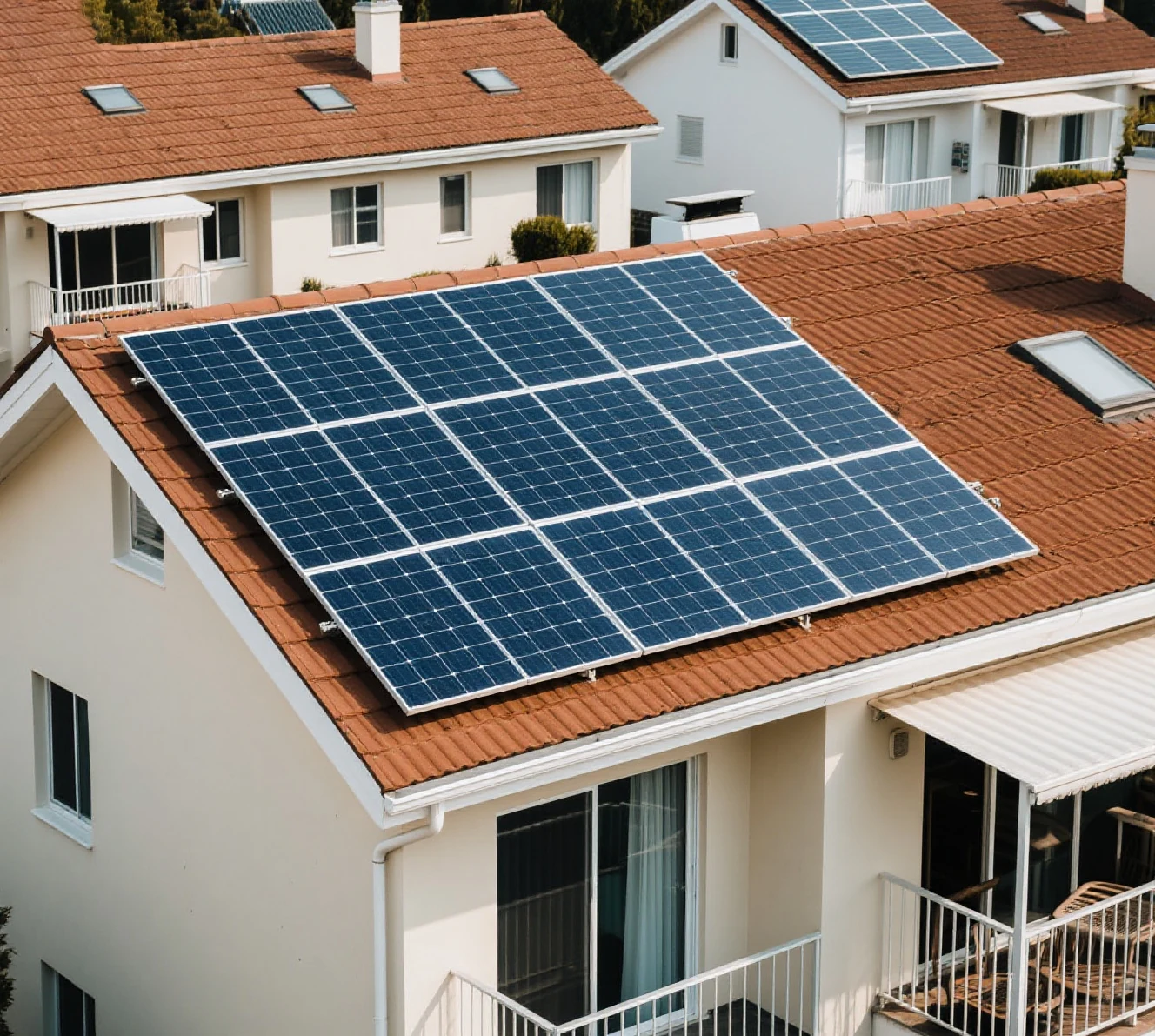 Residential rooftop solar PV system requiring string-level DC isolator switch
