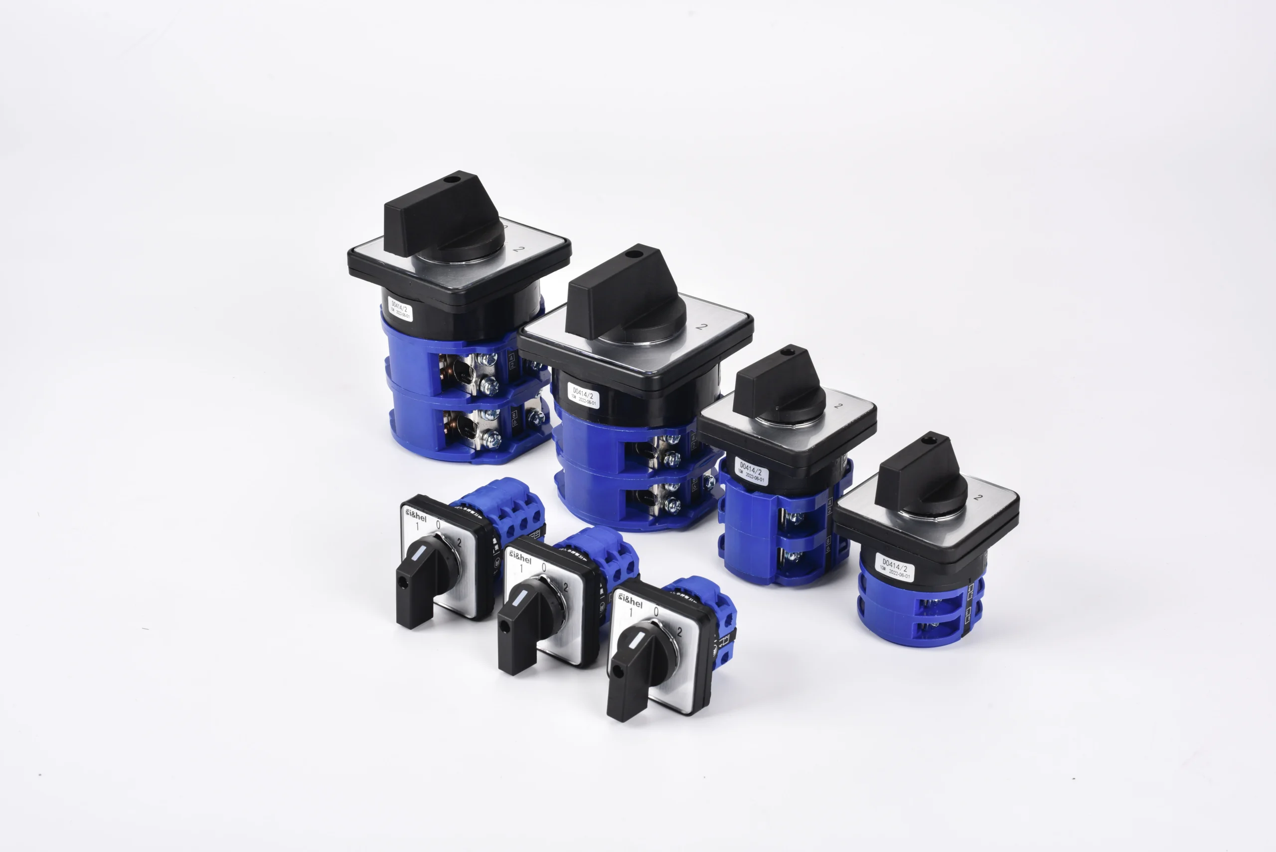 Shieldhz LW28 rotary cam switch family, seven panel-mount models for industrial control and machinery systems