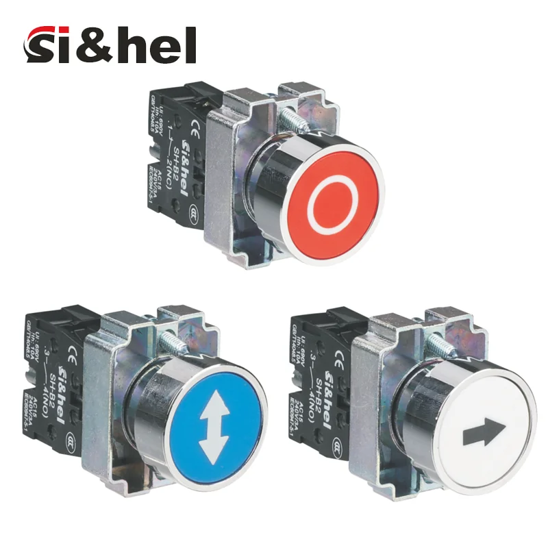 SH-B2-BA contact block assembly NO NC 10A 440V screw terminal