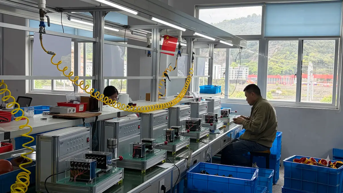 Shieldhz switch testing station for rotary cam switch quality control