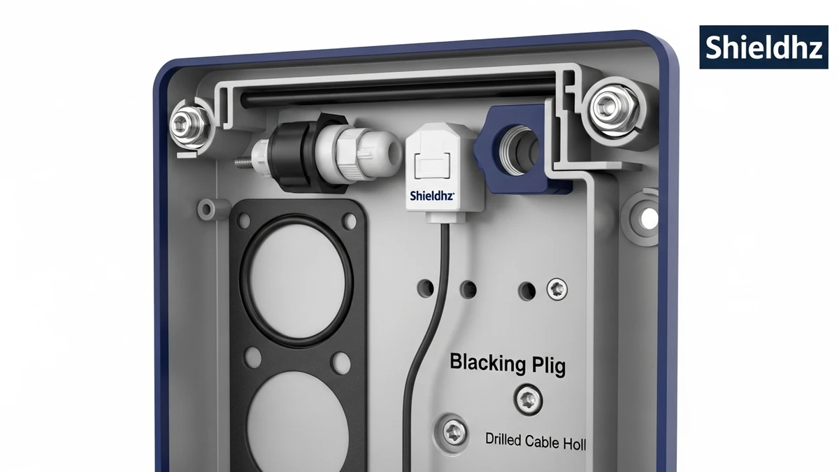 Cable glands gaskets knockouts and seals affecting enclosure IP rating