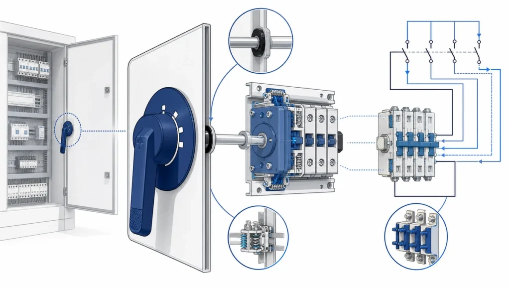 Door Interlock Rotary Isolators for Control Cabinets technical overview