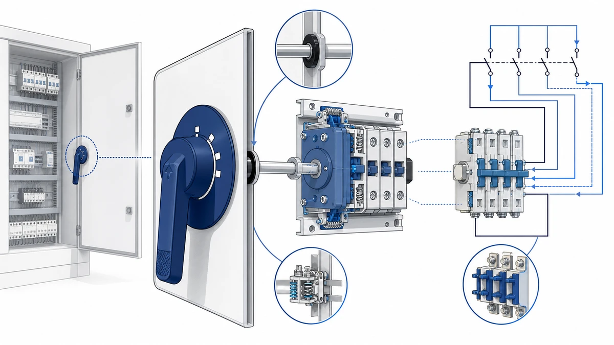 Door Interlock Rotary Isolators for Control Cabinets technical overview