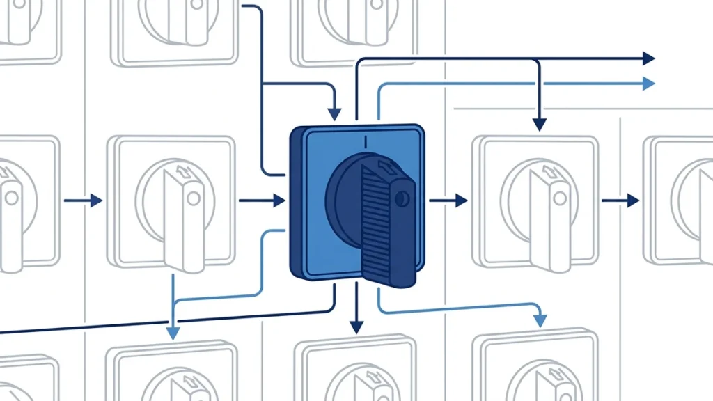 LW28 Rotary Cam Switch Basics for Control Panels and Changeover Circuits technical overview