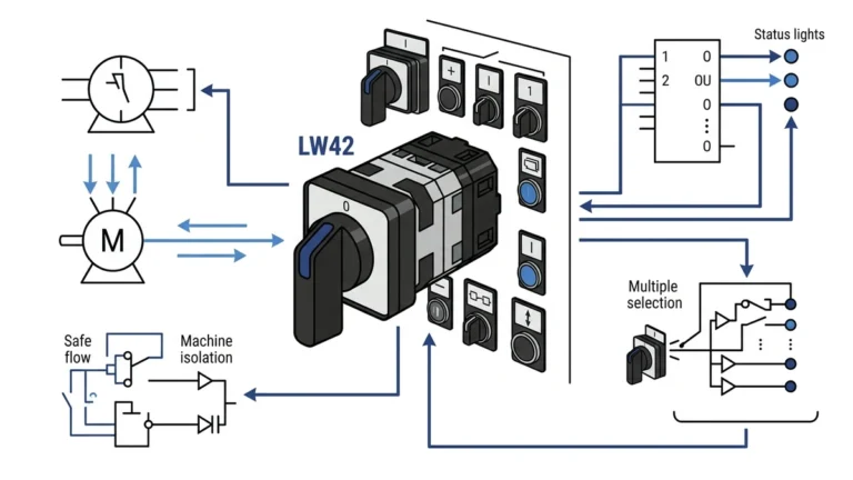 LW42 Rotary Cam Switch Basics for Compact Industrial Switching technical overview