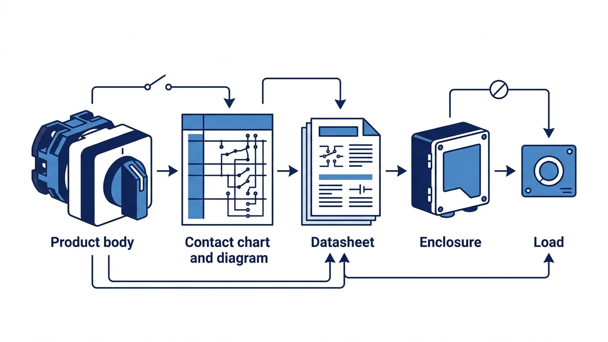LW42 Rotary Cam Switch Basics for Compact Industrial Switching selection checks
