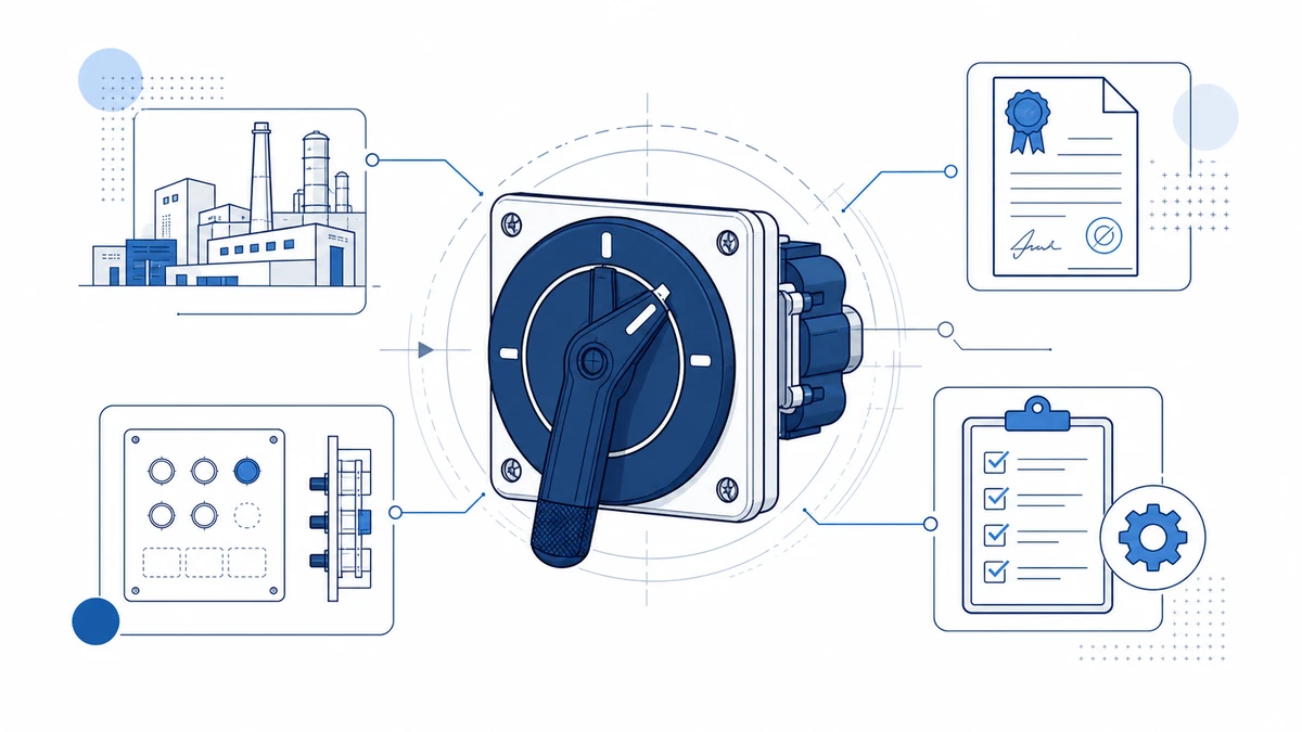 Rotary Cam Switch Manufacturer Checklist for OEM Buyers technical overview