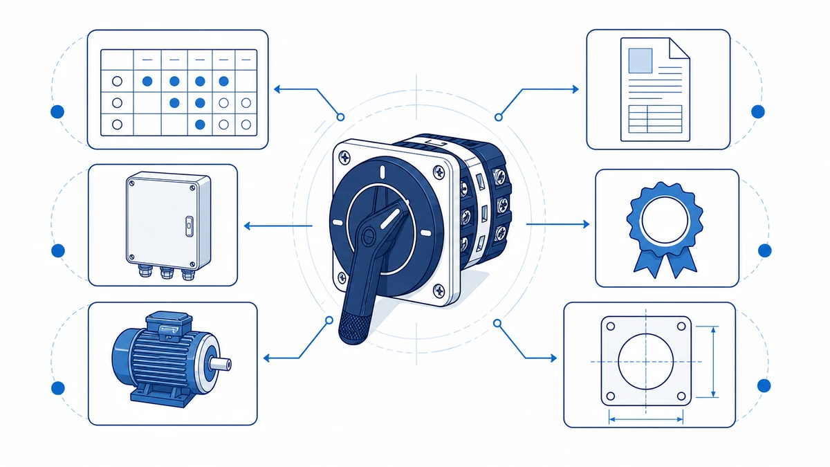Rotary Cam Switch Manufacturer Checklist for OEM Buyers selection checks