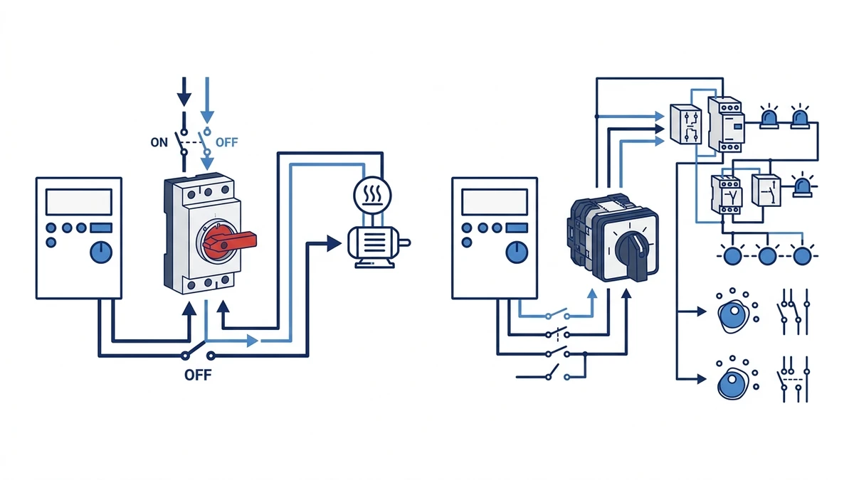 SH30 Load Isolator vs Rotary Cam Switch: Which Route Fits the Load application and wiring context