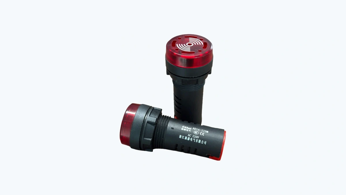 AD16-22SM flashing buzzer indicator light 22mm unified product card