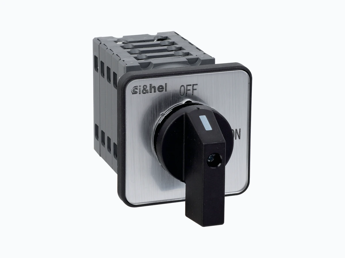 Shieldhz GF41 PV DC isolator switch black handle panel mount version for cabinet route selection
