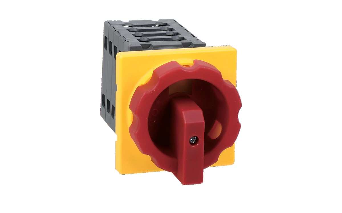 Shieldhz GF41 1500V multi-pole solar DC switch on white background