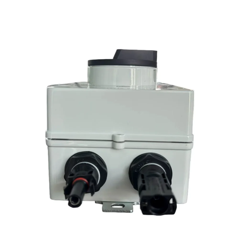 GF51 IP66 PV DC isolator switch waterproof box bottom connector route