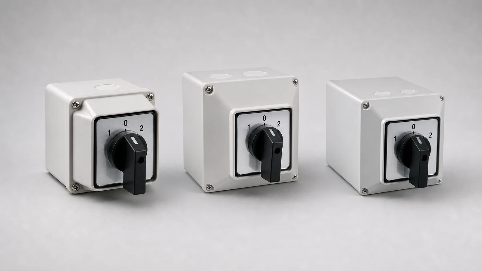Shieldhz LW28 waterproof cam switch box for selector and transfer functions