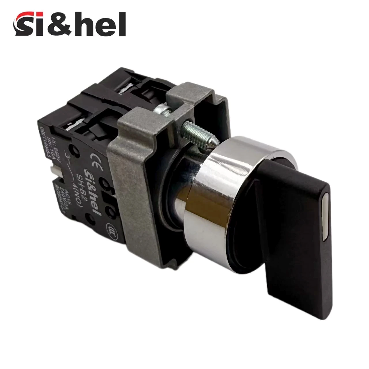 SH-B2-BDL long handle rotary selector switch 22mm industrial