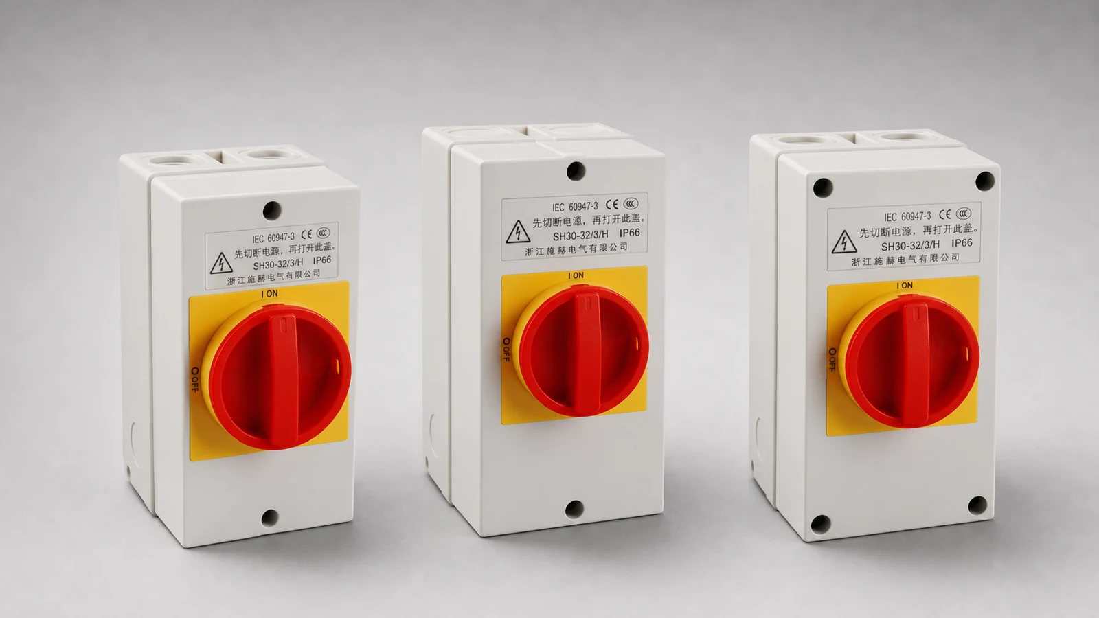 Shieldhz SH30 weatherproof isolator switch enclosed product route