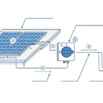 PV DC isolator switch between solar string and inverter