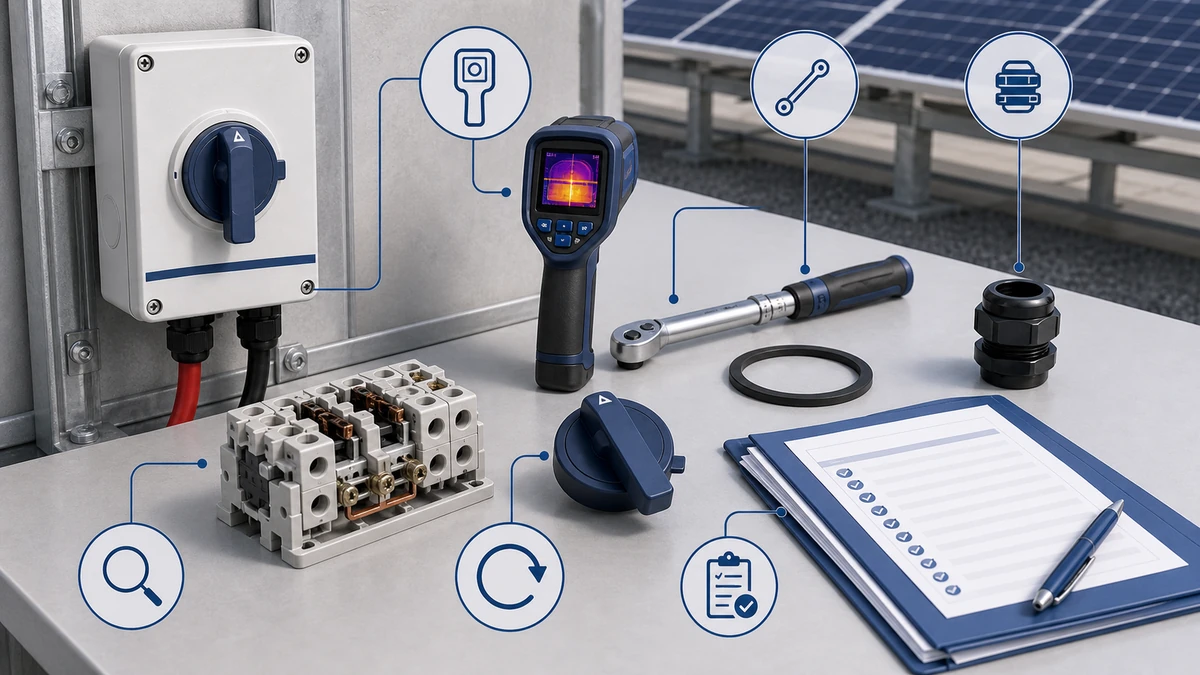 DC Isolator Switch Maintenance Checklist for Solar Installers selection checks
