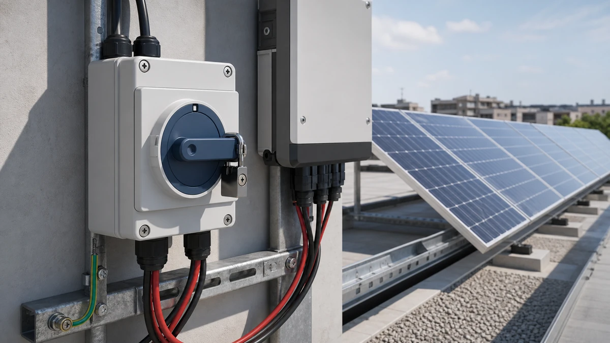 GF40 PV DC Isolator Switch Basics for Outdoor Solar Strings technical overview