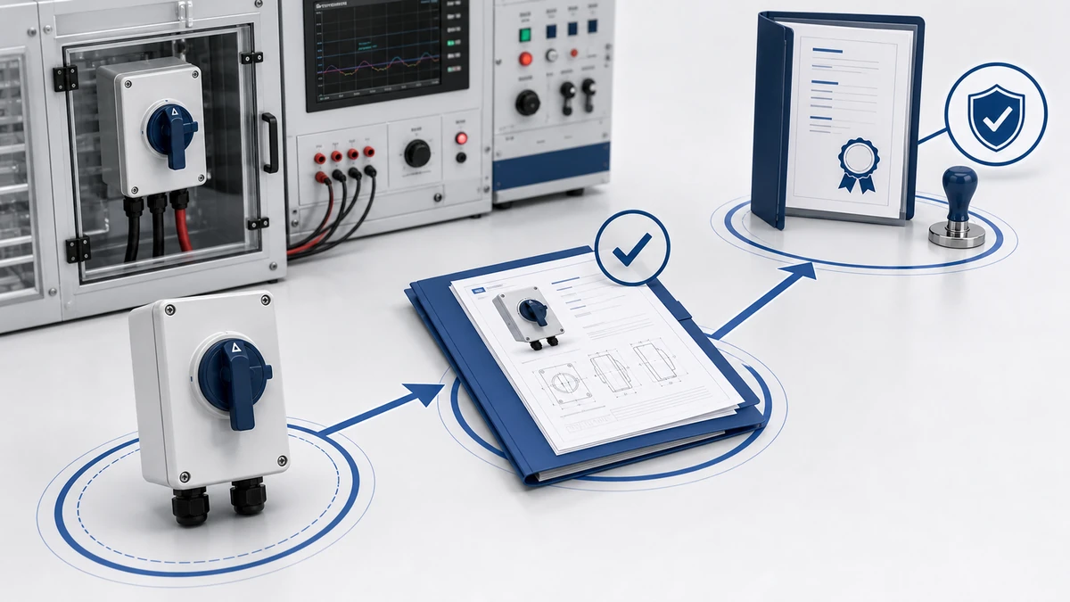 DC Switch Disconnector Requirements Under IEC 60947-3 application and wiring context
