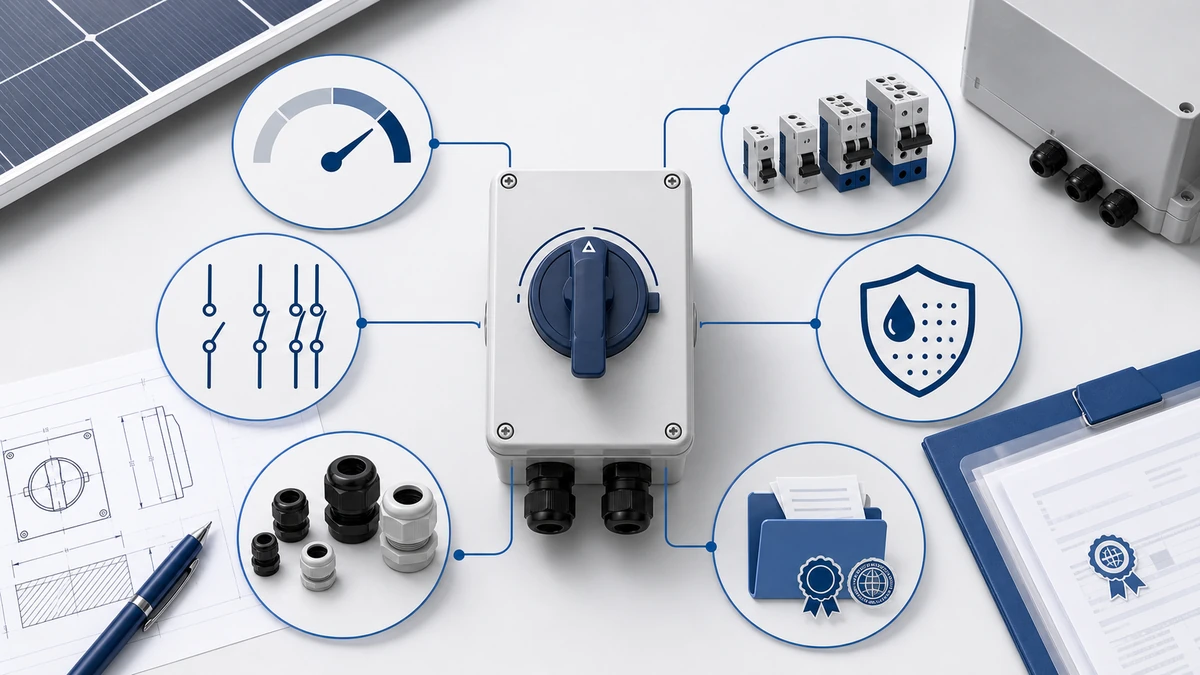 IP66 DC Isolator Enclosure Selection for Outdoor Solar Projects selection checks