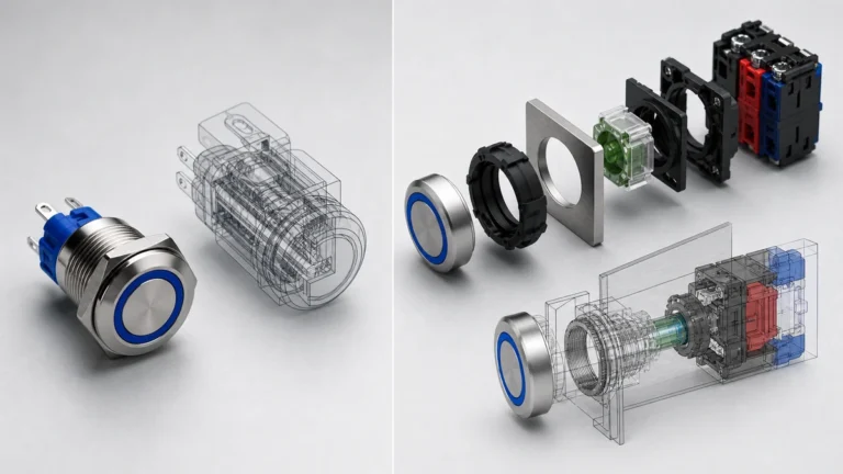Metal Push Button vs Modular 22mm Push Button technical overview