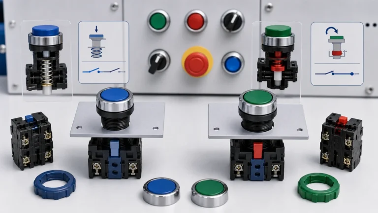Momentary vs Maintained Push Button Switches for Control Panels technical overview