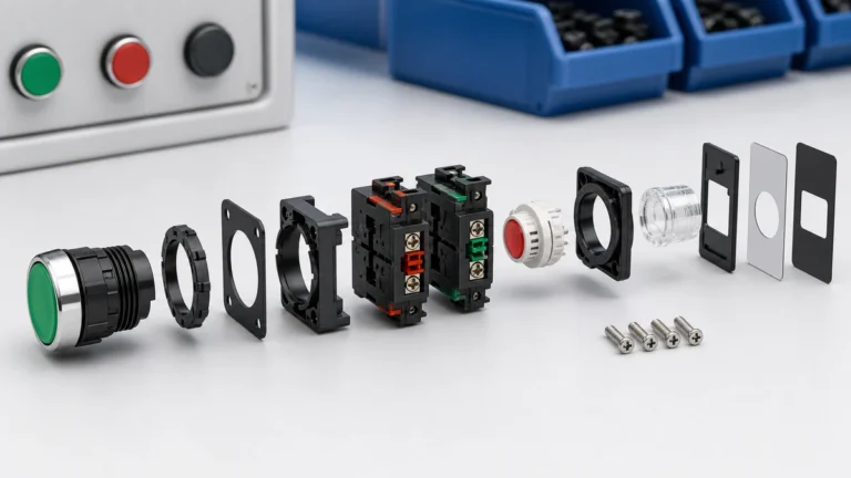 How to Specify Push Button Contact Blocks Lamps and Legend Plates technical overview