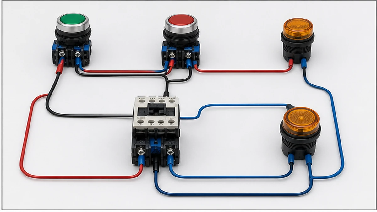 Push Button Wiring Basics for Start Stop and Indicator Circuits selection checks