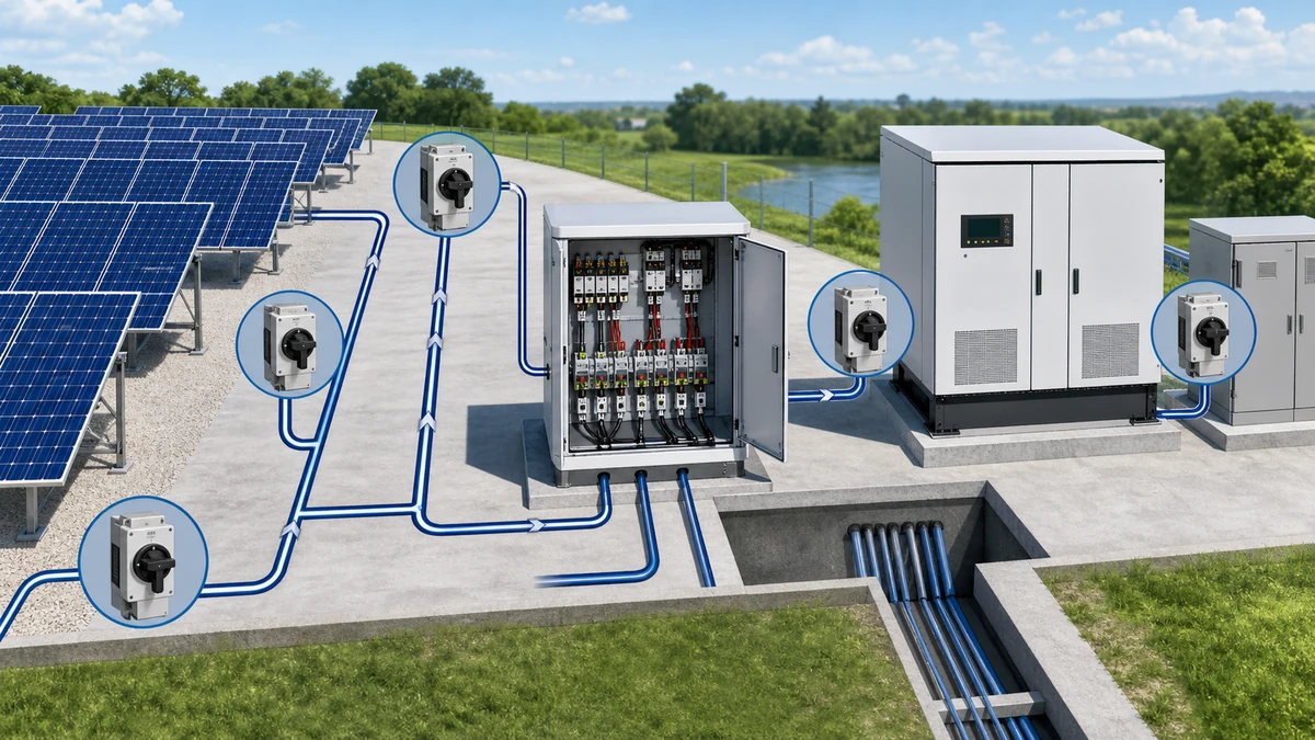 PV String Combiner and Inverter DC Isolation Points Explained technical overview