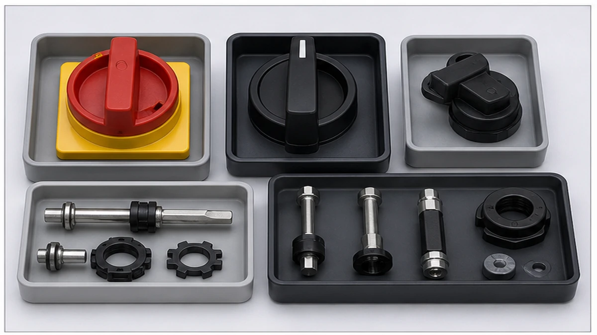 Cable Entry Gasket and Handle Choices for Weatherproof Switch Boxes application and wiring context
