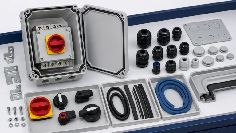 Cable Entry Gasket and Handle Choices for Weatherproof Switch Boxes technical overview