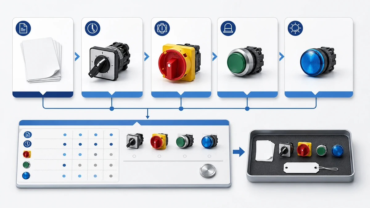 Control Panel Component BOM: How to Specify Switching, Isolation, and Signalling concept diagram