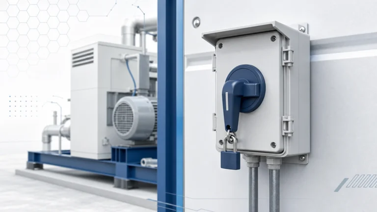 Lockable isolator switch enclosure for outdoor local isolation