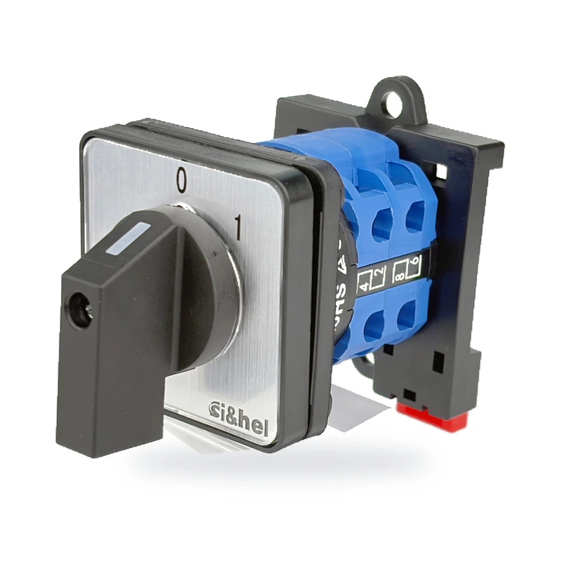 Shieldhz LW28 DIN-rail mounting rotary cam switch