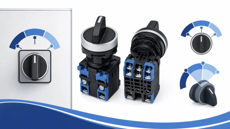 What Does a Three-Position Selector Switch Look Like? technical hero illustration