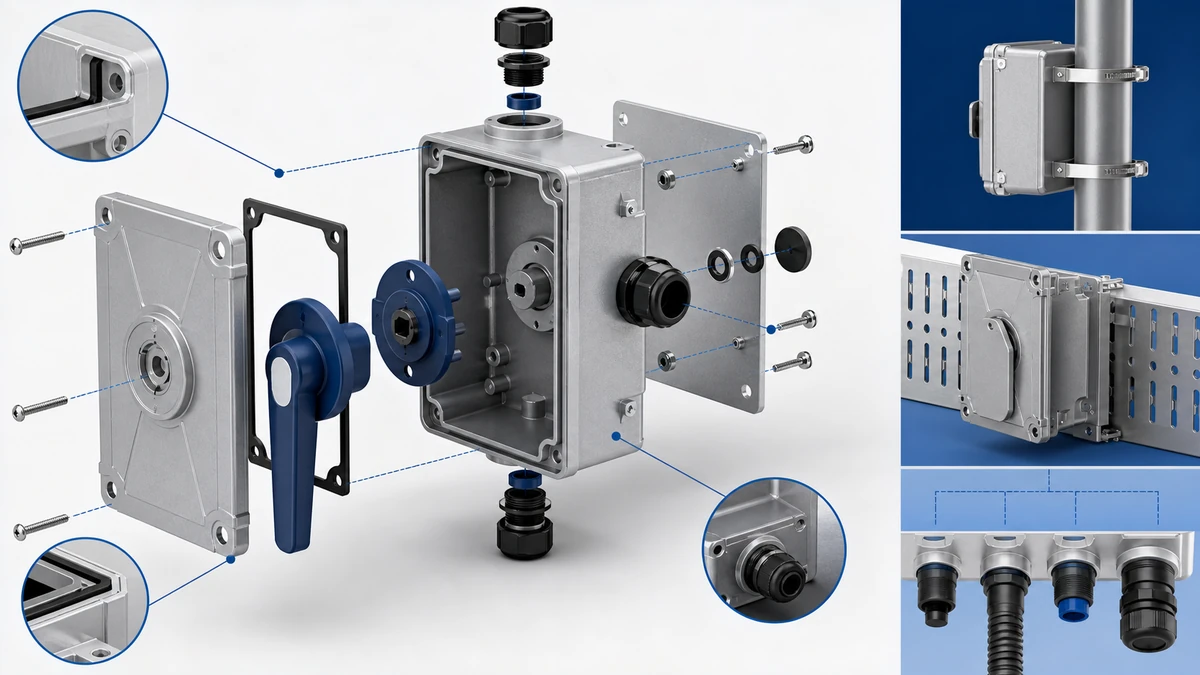 Enclosed Switch Disconnectors for Outdoor Equipment Maintenance - engineering anatomy