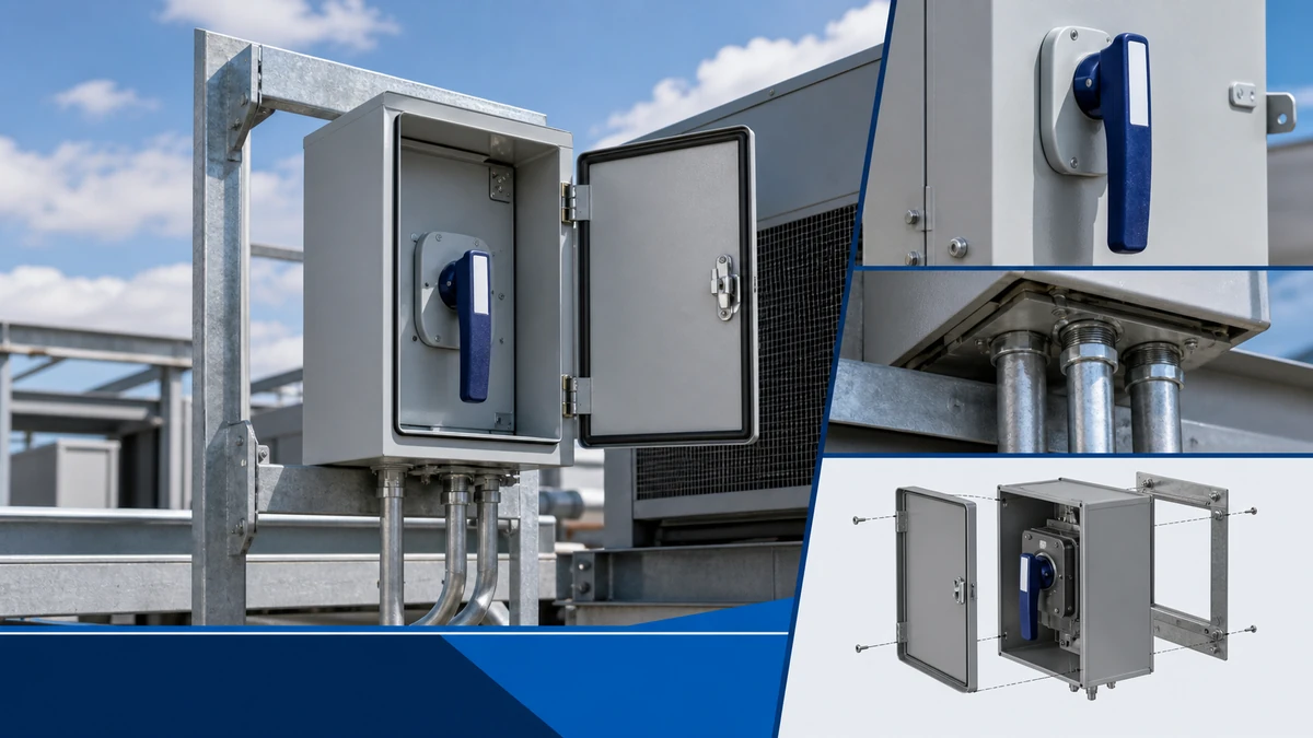 Enclosed Switch Disconnectors for Outdoor Equipment Maintenance - product environment