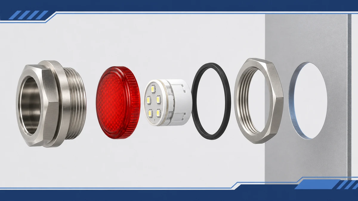 Indicator Light Voltage and Color Selection for Control Cabinets - engineering anatomy