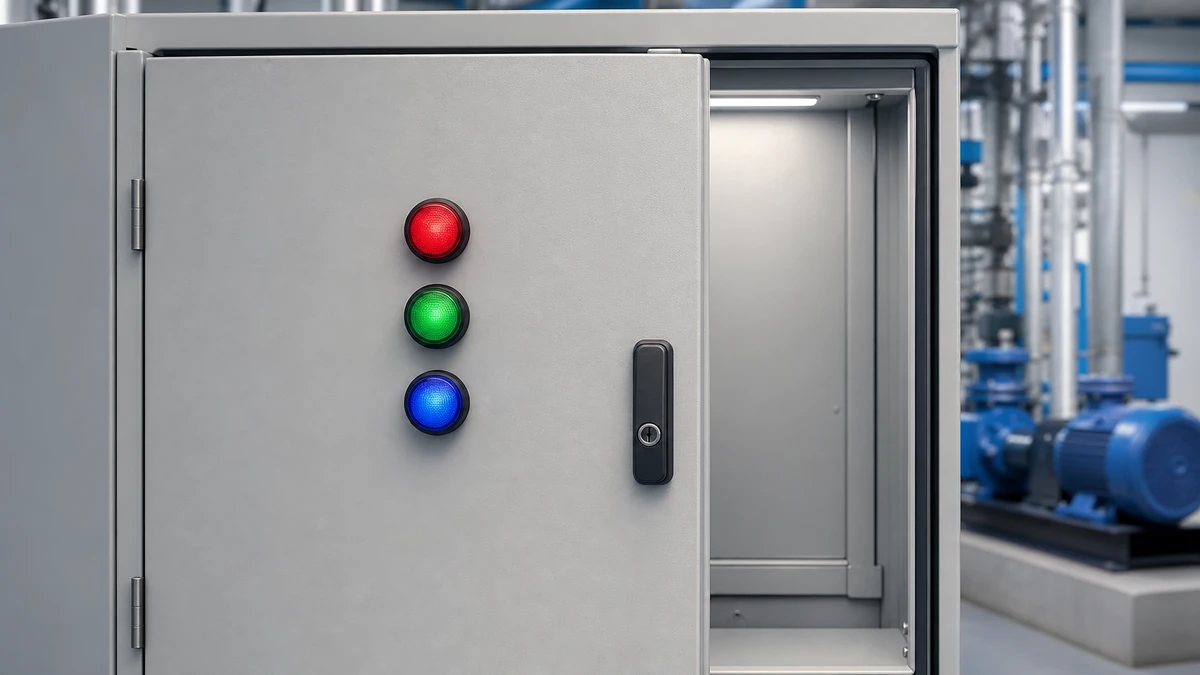 Indicator Light Voltage and Color Selection for Control Cabinets - application context