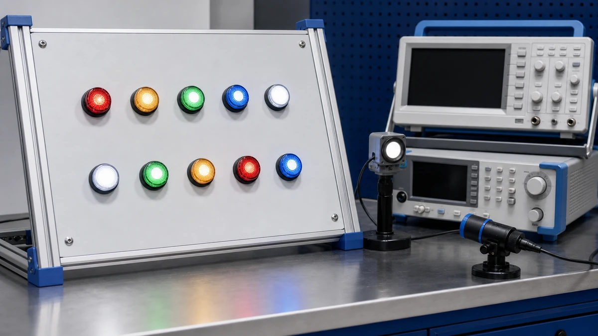 Indicator Light Voltage and Color Selection for Control Cabinets - test and measurement