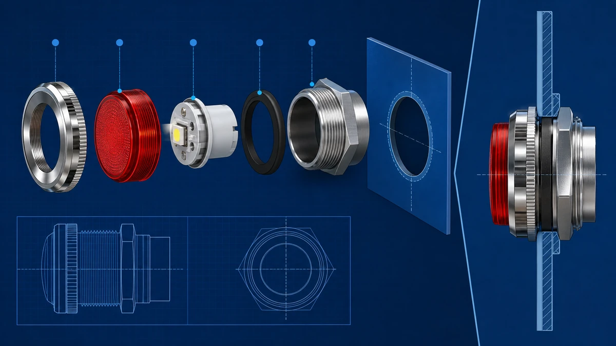 LED Pilot Light vs Indicator Light: Panel Signal Device Selection - engineering anatomy