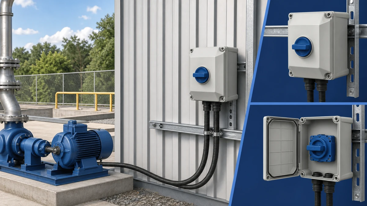 SH30 Weatherproof Isolator Switch Box Basics for 20A to 125A Loads - application context