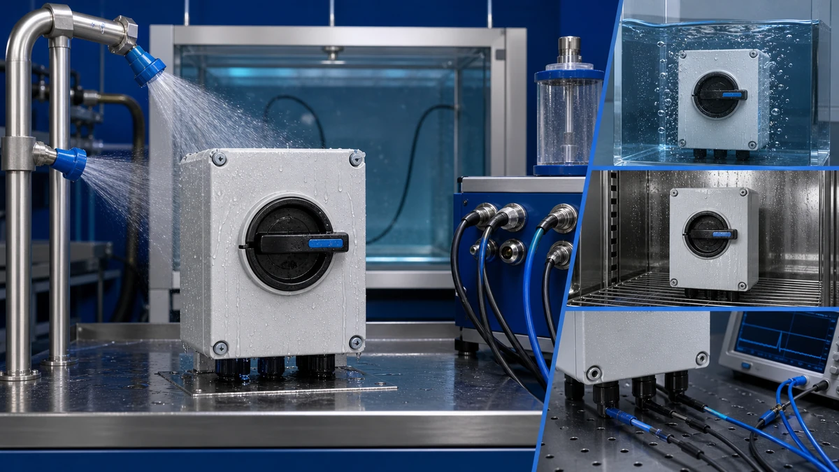 SH30 Weatherproof Isolator Switch Box Basics for 20A to 125A Loads - test and measurement